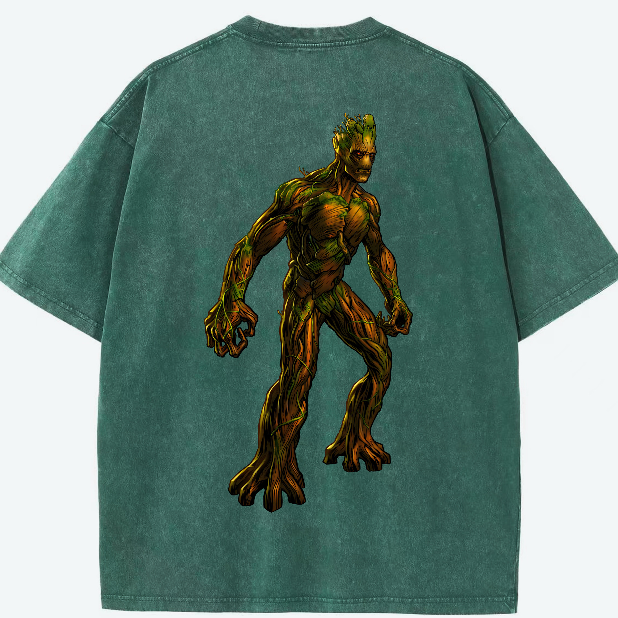 （画像用） アベンジャーズ The Avengers 綿100% ヴィンテージ風 半袖Tシャツ（背面プリント）